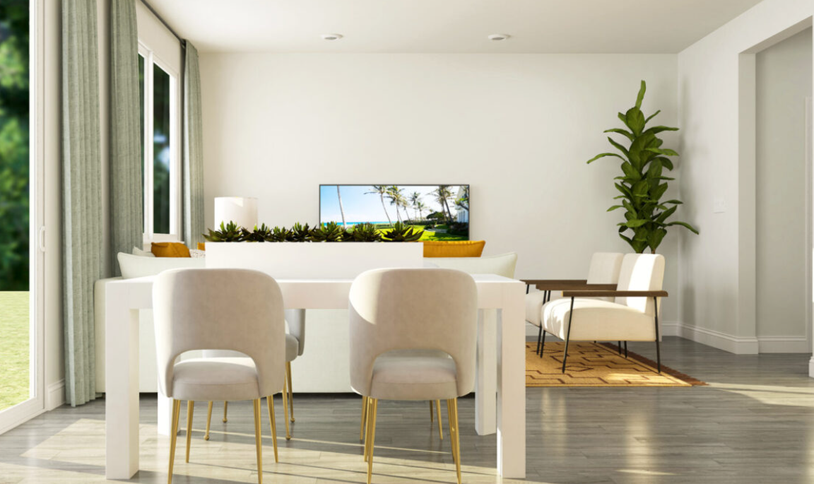 Luxury Vinyl Plank Flooring In Living Areas