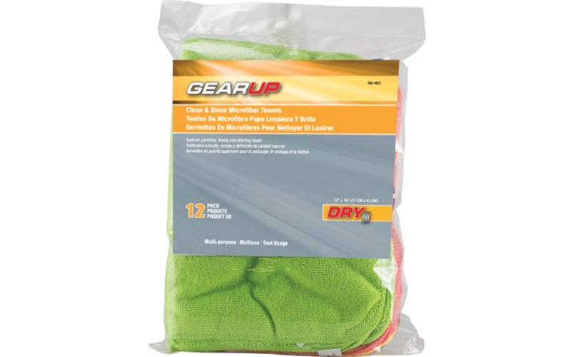 Gear Up Bug Scrub Sponge & Microfiber Towels