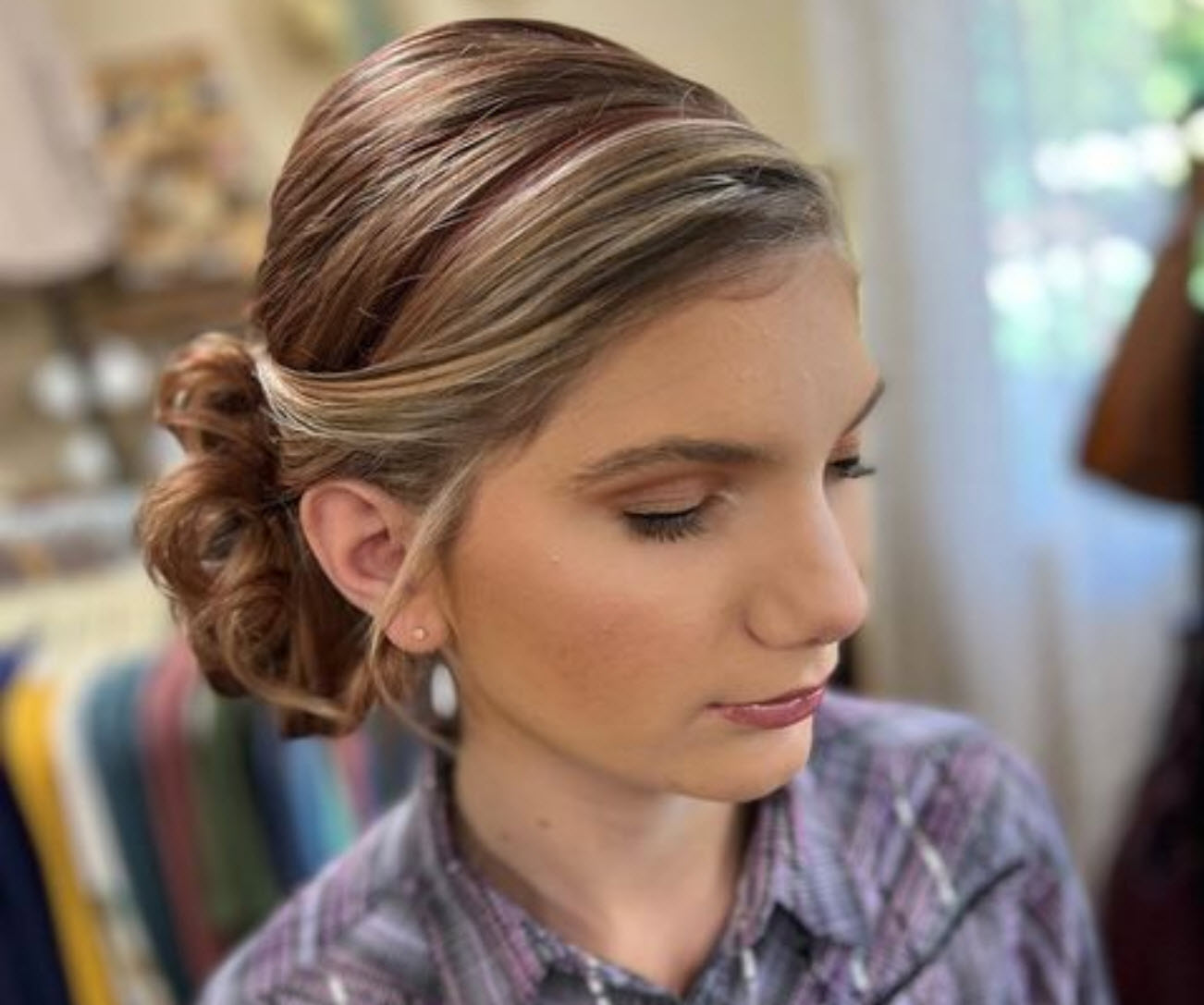 Updo + Makeup