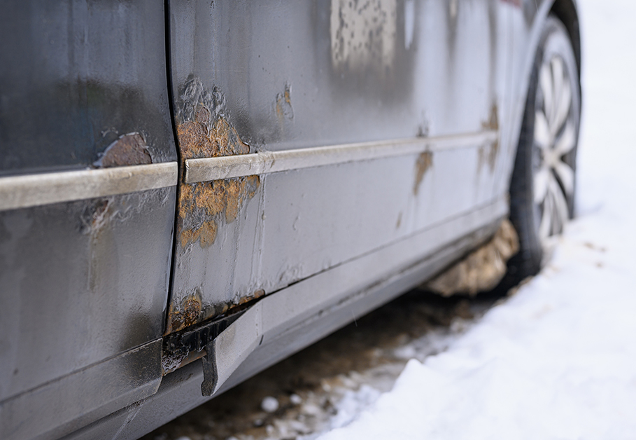 Salt Damage and Rust Repair