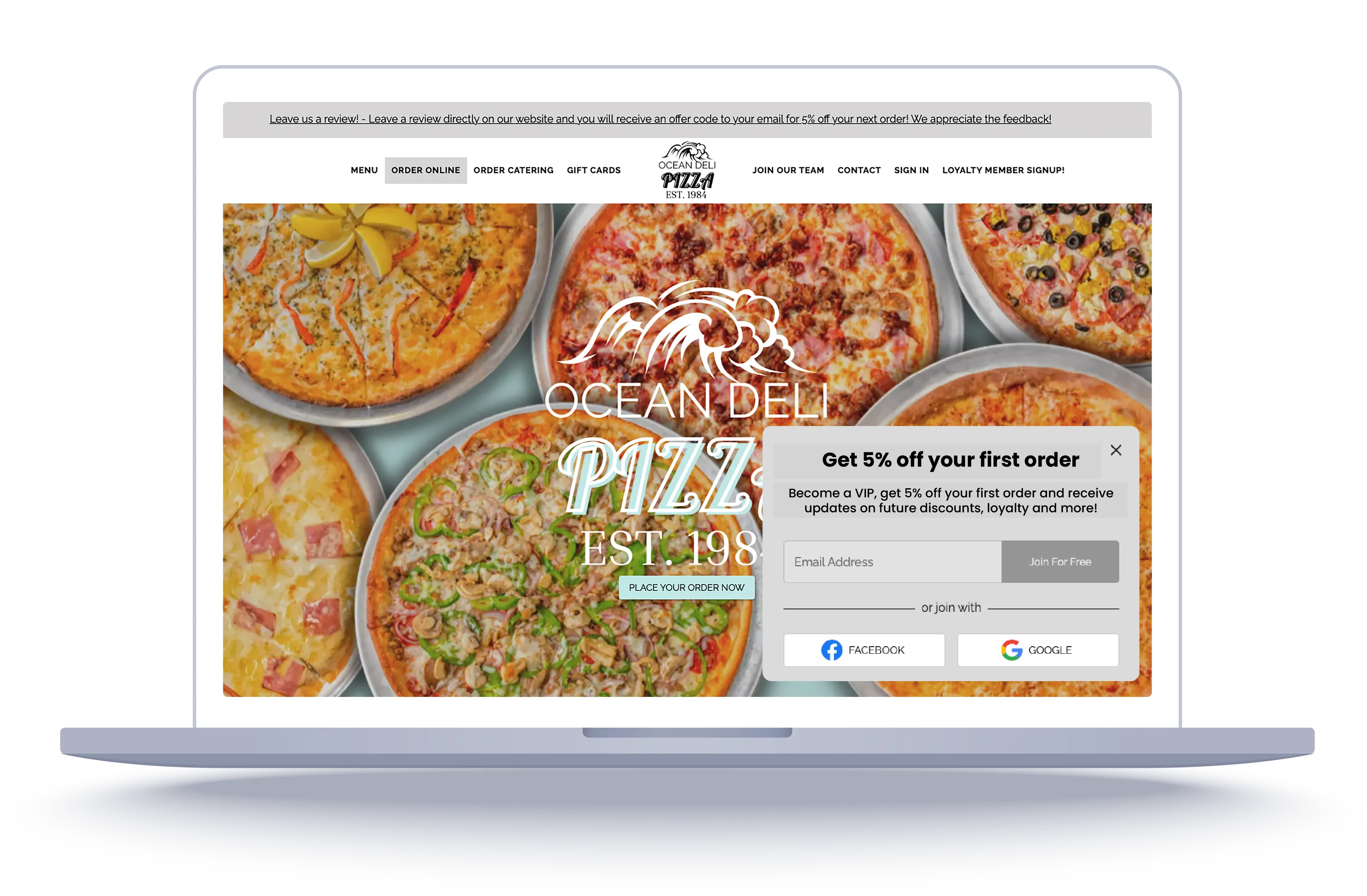Restaurant Online Ordering