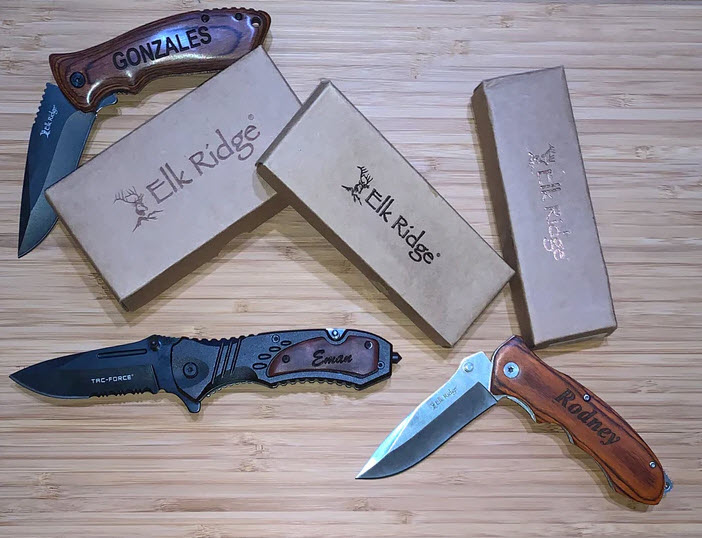 Engraved Knives