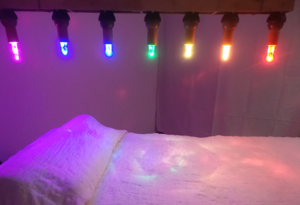 Lemurian Crystal Light Bed