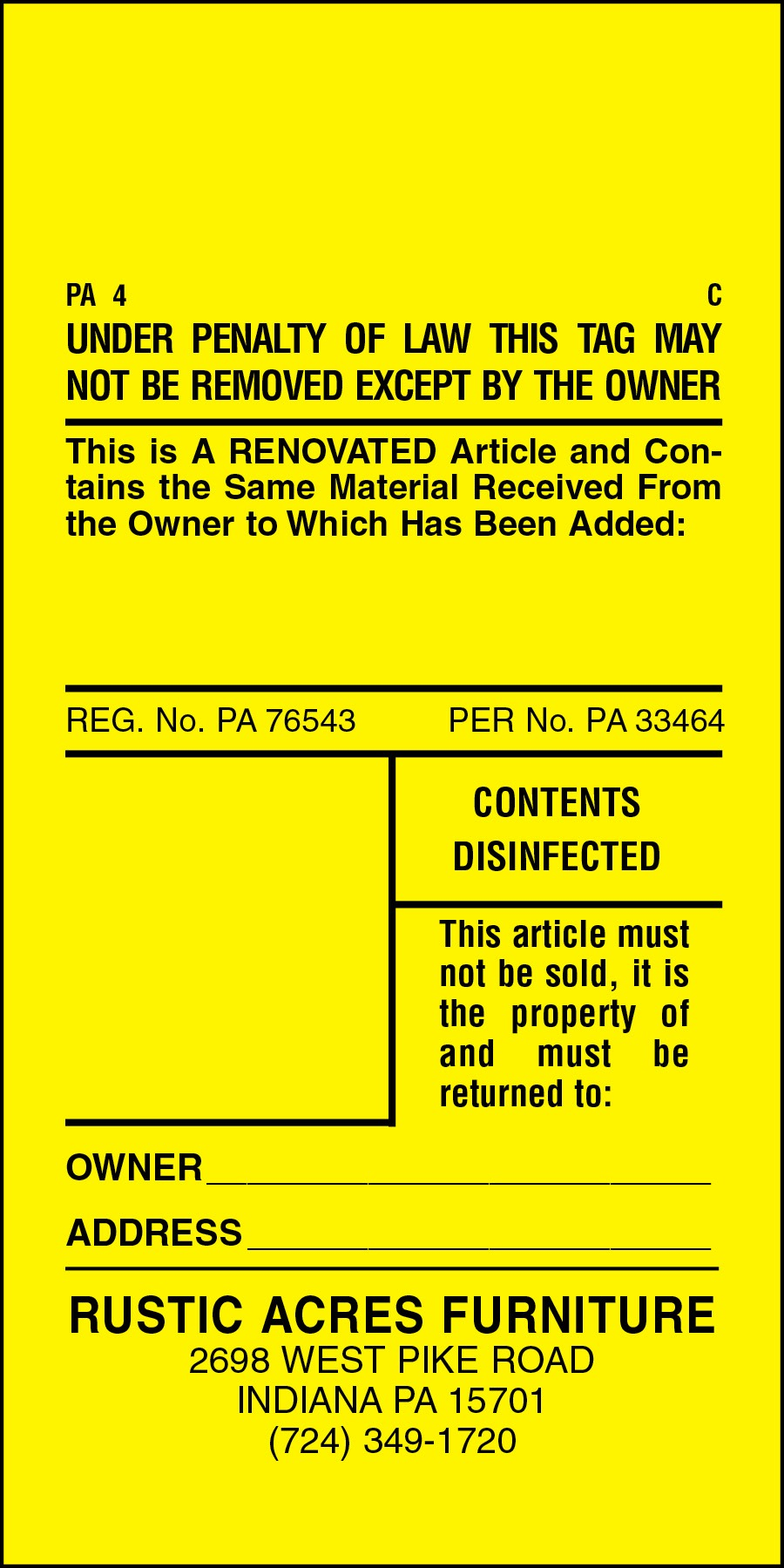 Law Label