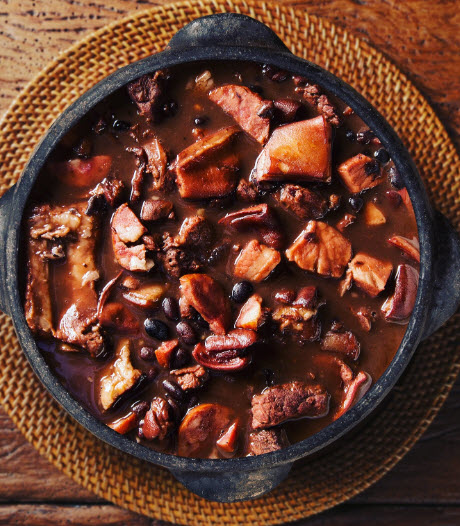 Feijoada Black Beans with Beef and Pork