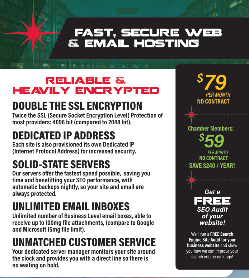 Fast Secure Web & Email Hosting