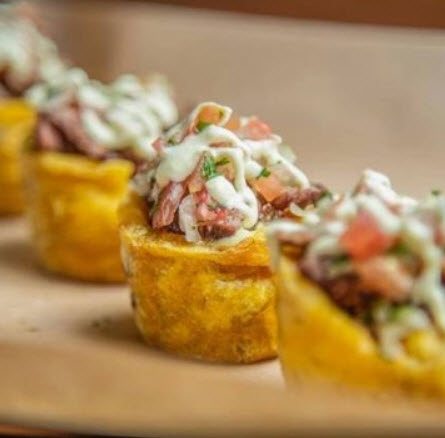 Tostones Rellenos / Plantain Cups
