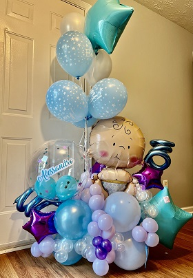 Bouquet Balloon baby boy
