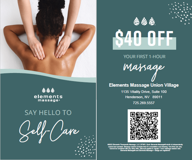 $40 OFF Your First 1-Hour Massage