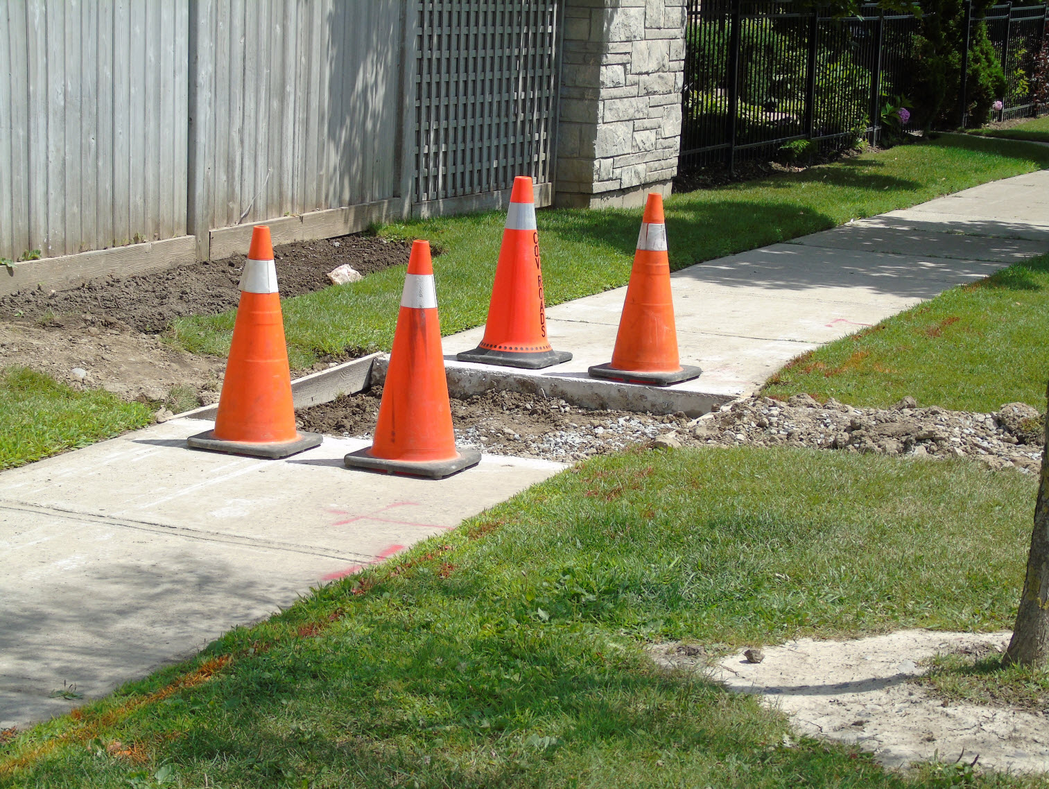 Sidewalk Construction