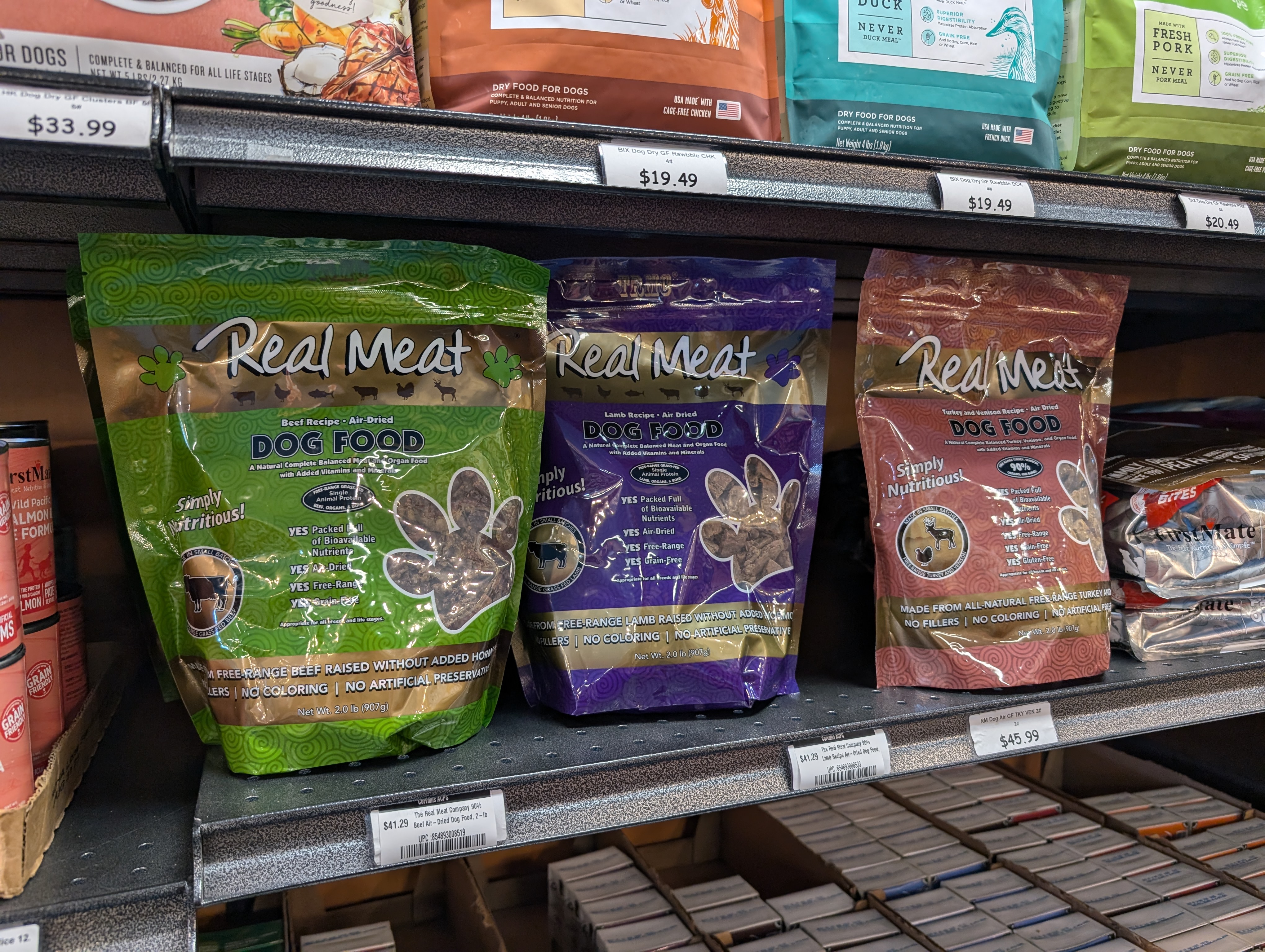 Air Dried, Dehydrated and Freeze Dried Dog Food