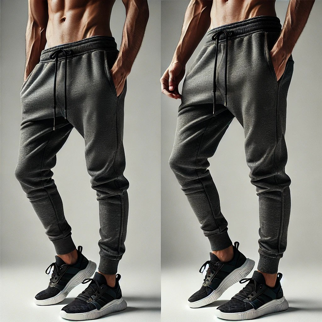 Charcoal Drawstring Joggers