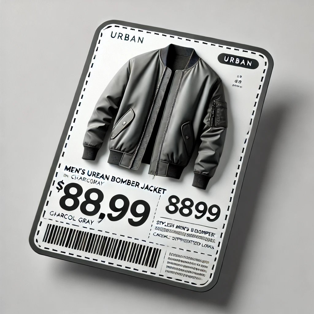 Urban Bomber Jacket 50% Off