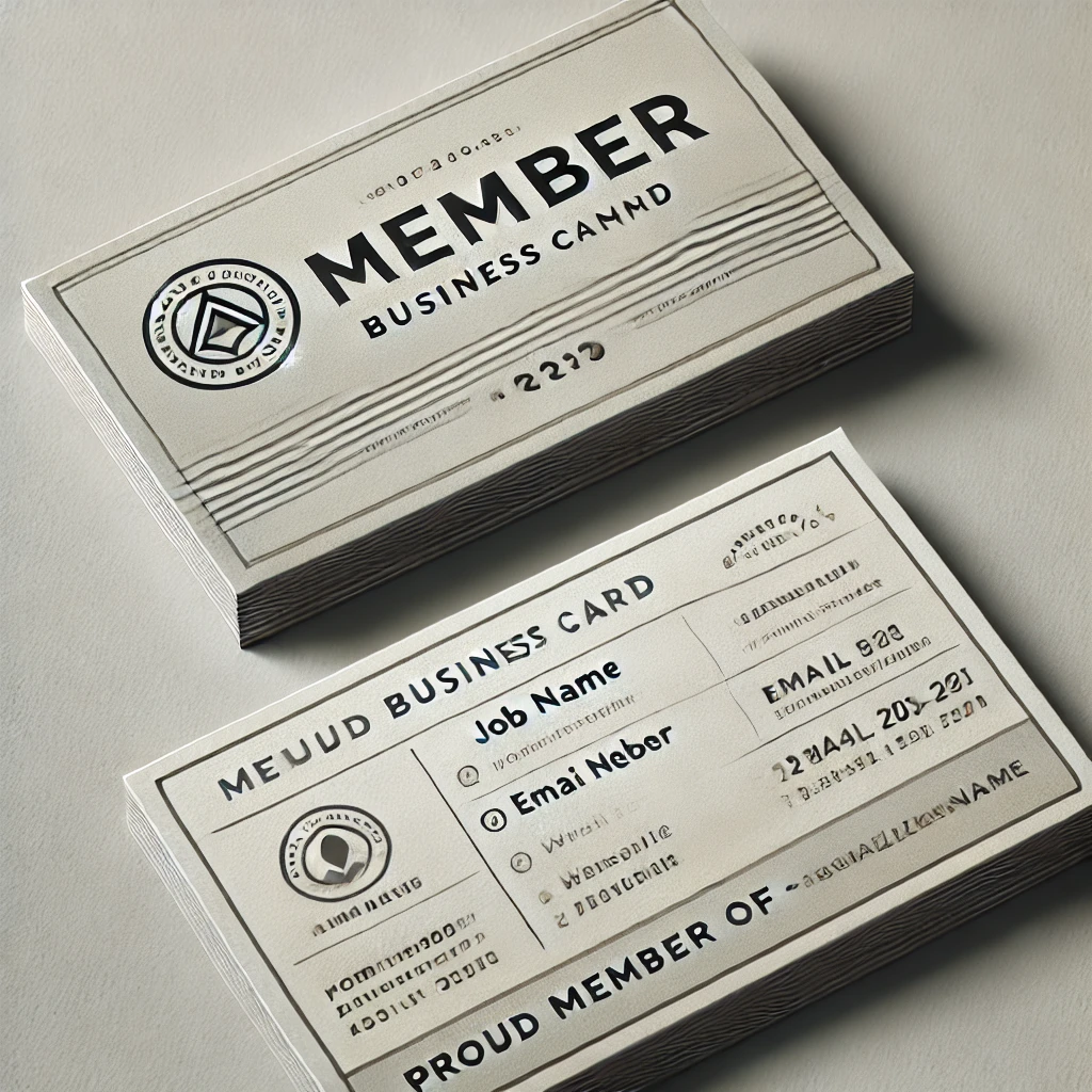 Biker Member Business Cards