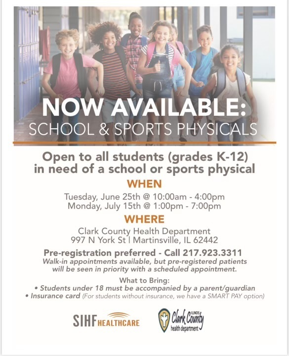 School and Sports Physicals