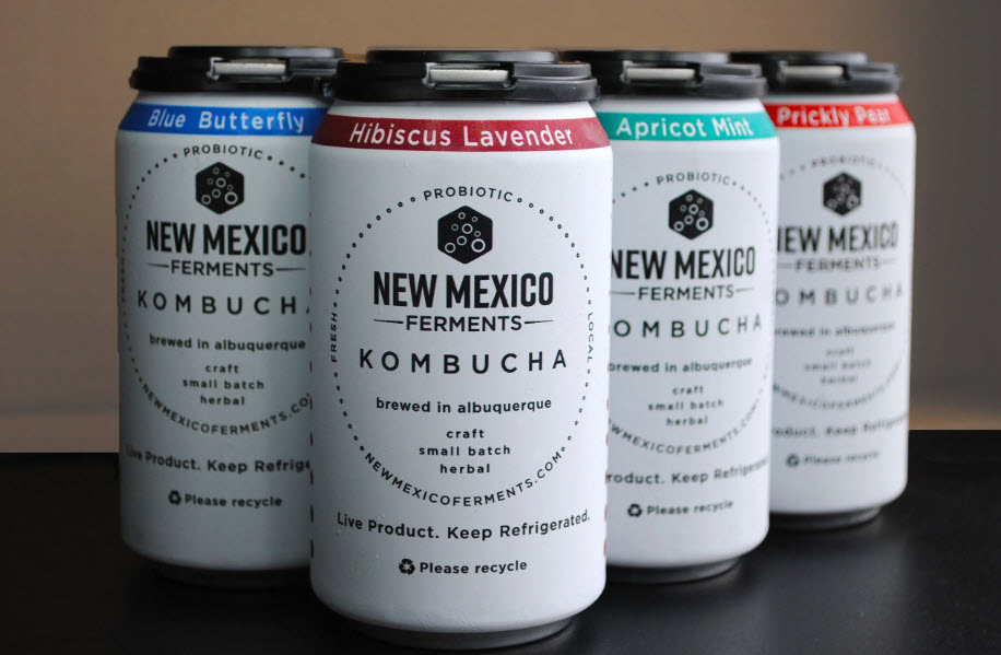 Cans of Kombucha