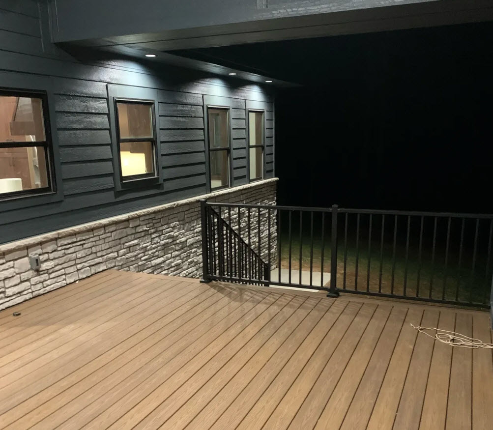 Outside Lighting for a deck