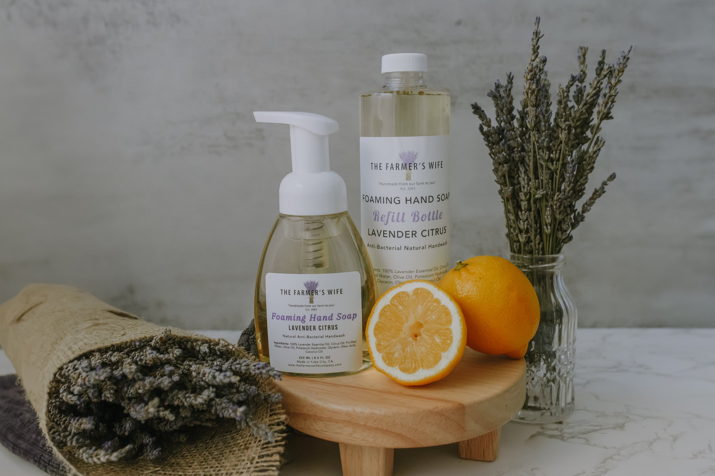 Lavender Citrus Foaming Hand Soap