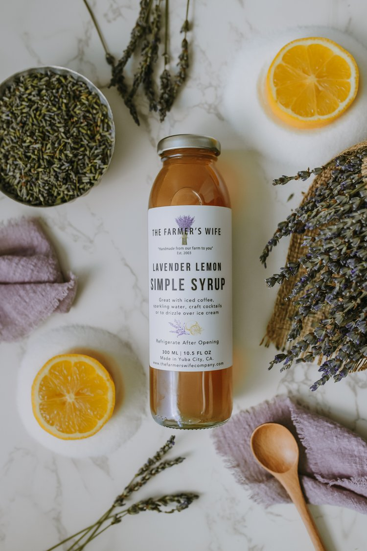 Lavender Lemon Simple Syrup