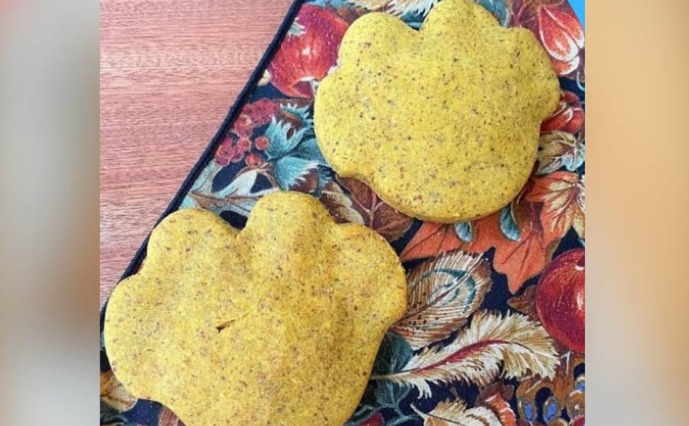 Peanut Butter Pumpkin Pawprints