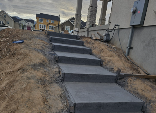 Concrete Patios, Walks & Steps Install