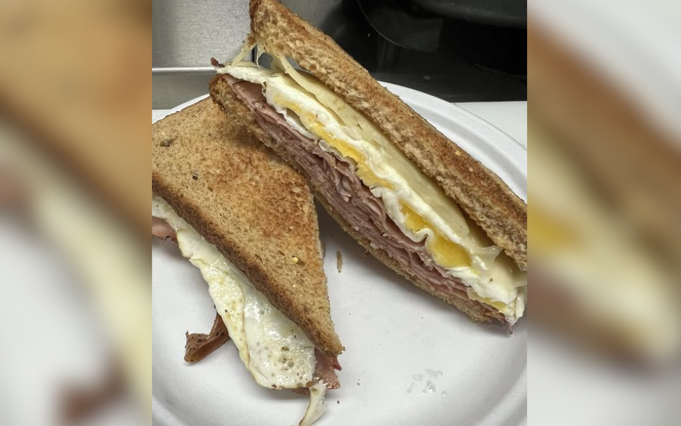 Ham Egg And Cheese Sandwich 