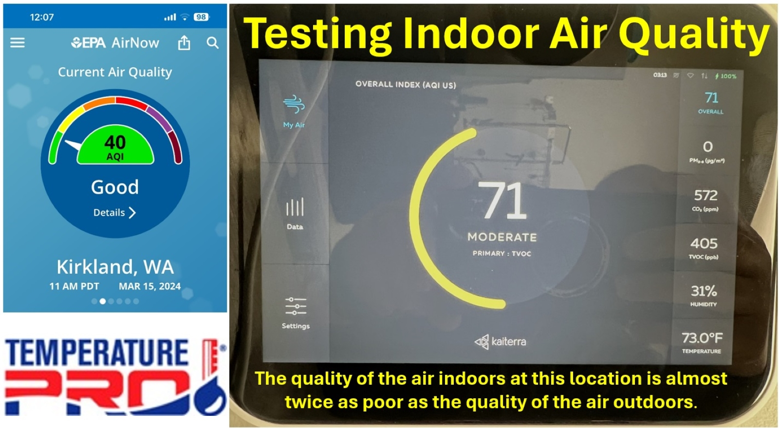 Air Quality Services and in Home Testing