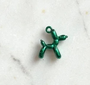 Green Balloon Dog Charm | Charmed and Dangerous Company