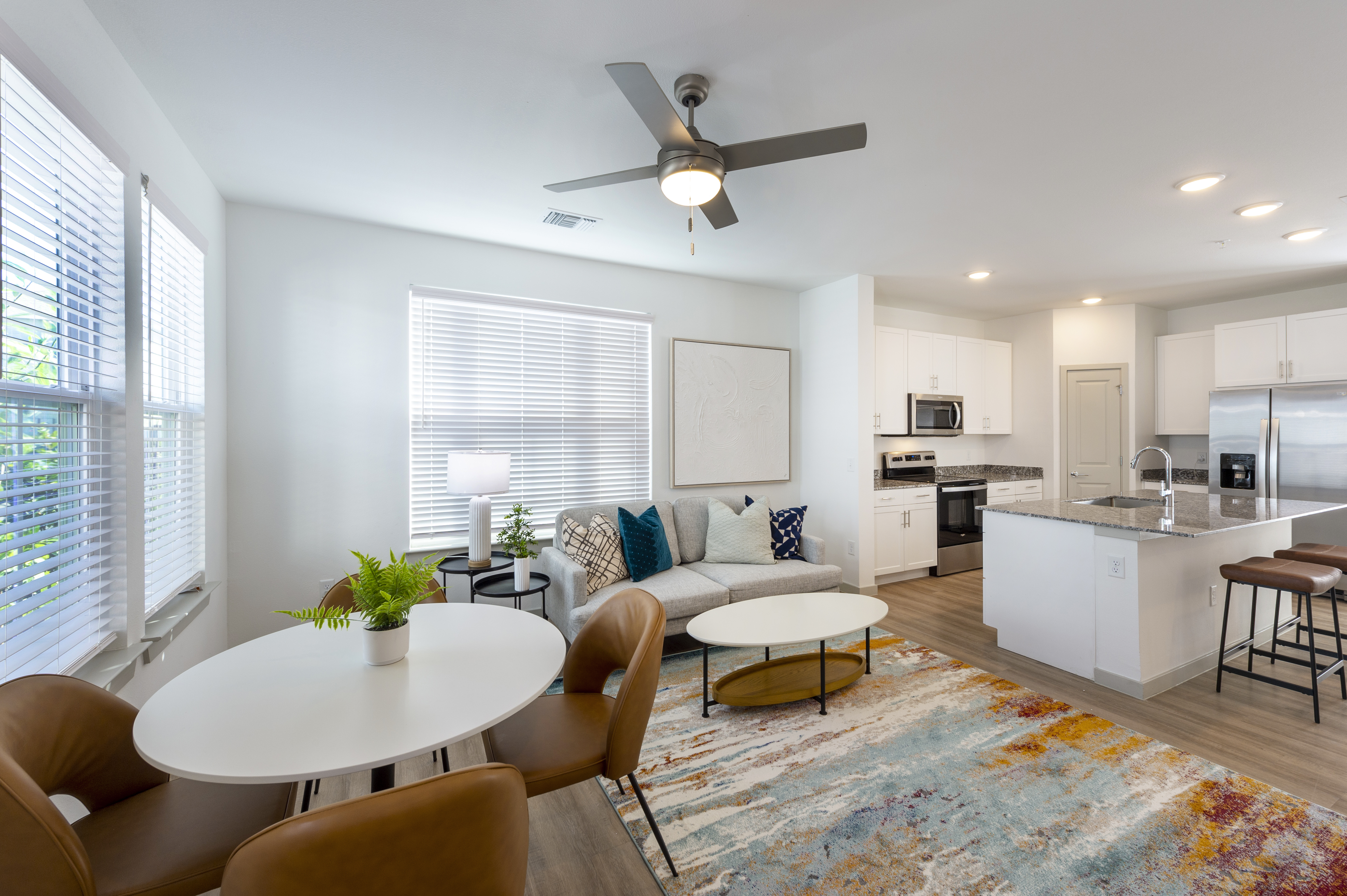 Ceiling Fan in Bedroom & Living Room