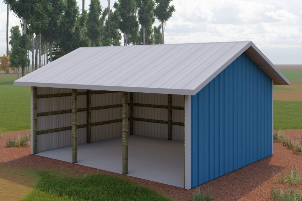 Agricultural Barn Kits with Open Walls