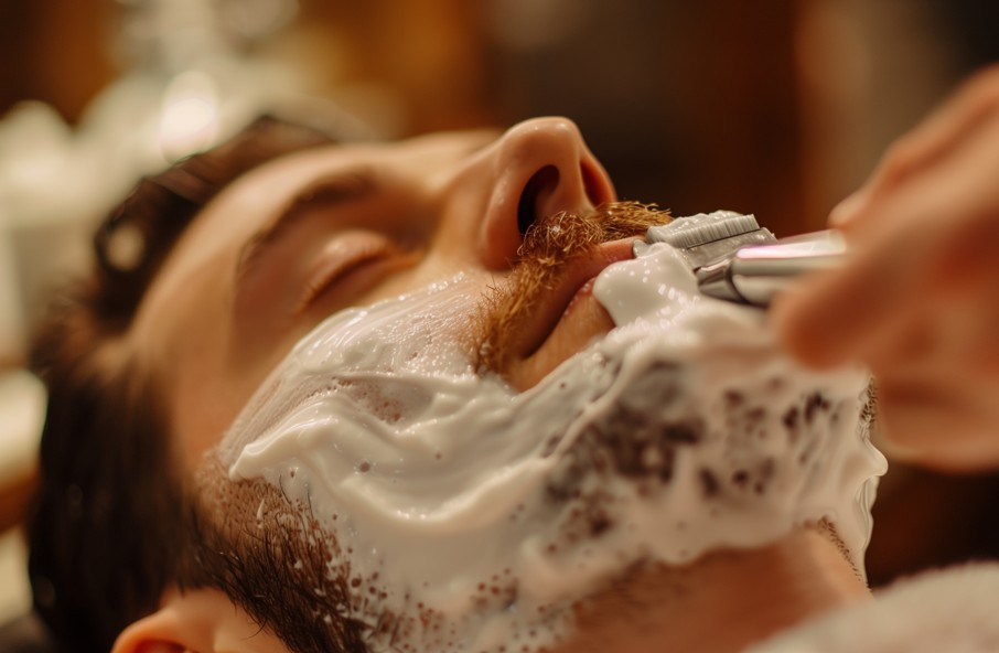 Hot Lather Shave