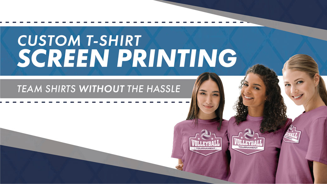 Custom Screen Printing on T-Shirts 