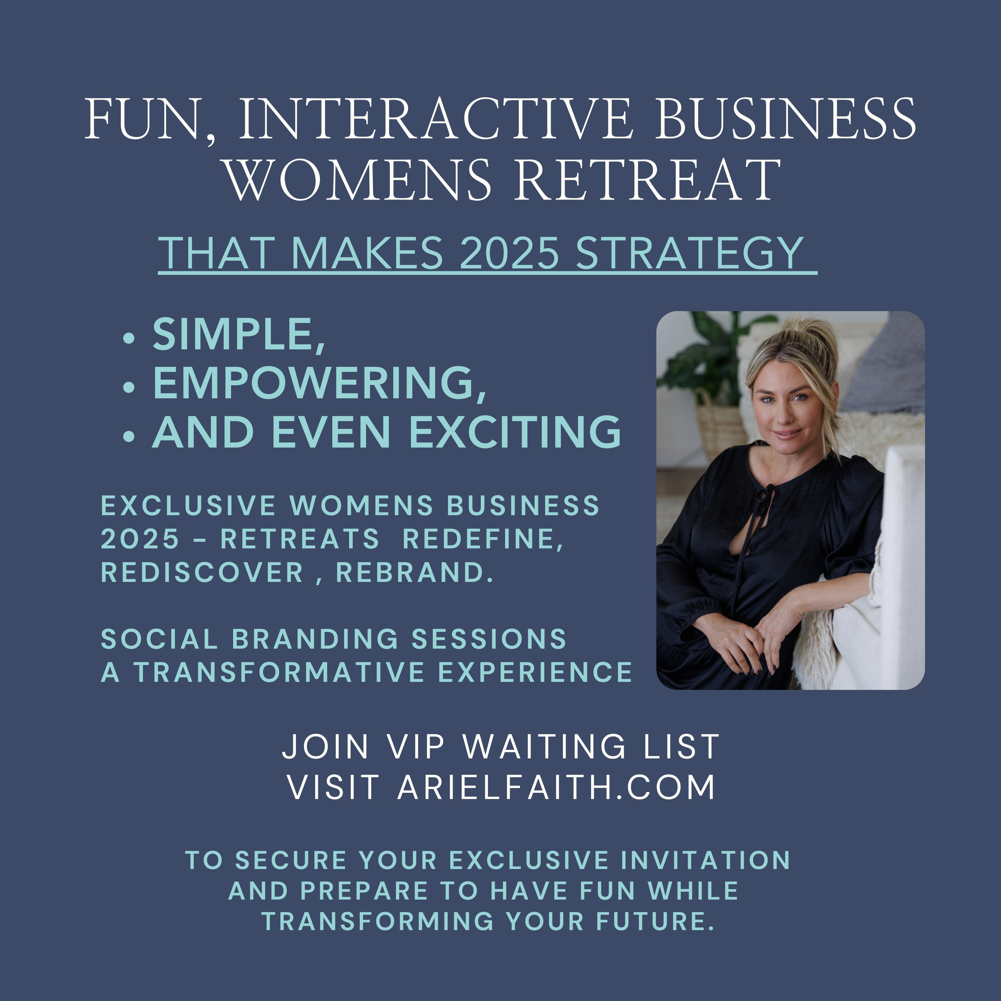 Join Exclusive Womens Retreat VIP Waiting List