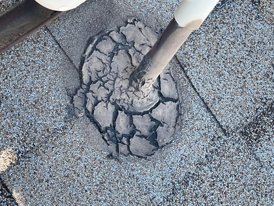 Sealing around roof penetrations and flashings