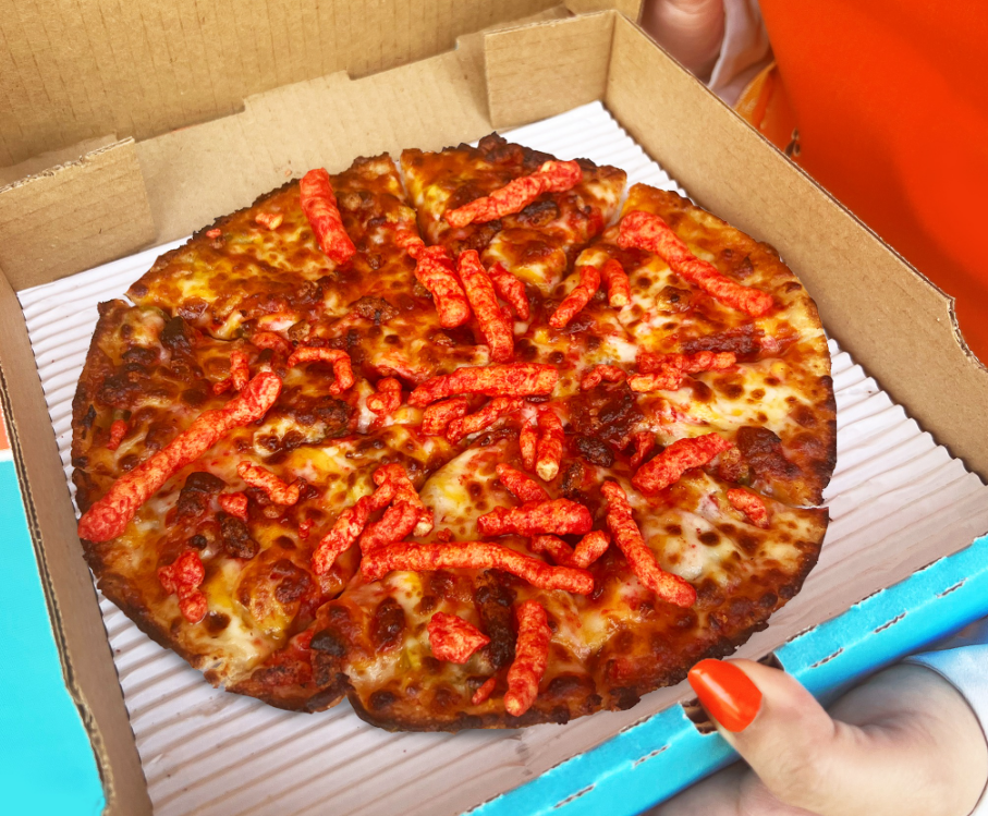 Flaming Hot Cheese Pizza