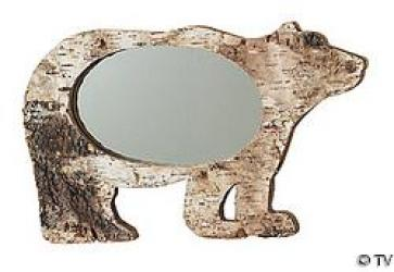 BIRCHBARK BEAR MIRROR