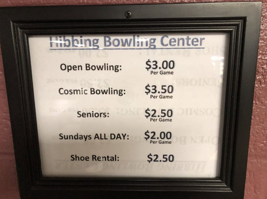 Open Bowling Information