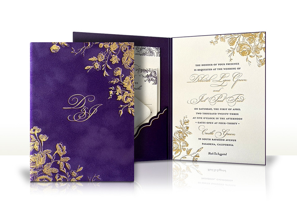 Custom Luxury Wedding Invitations