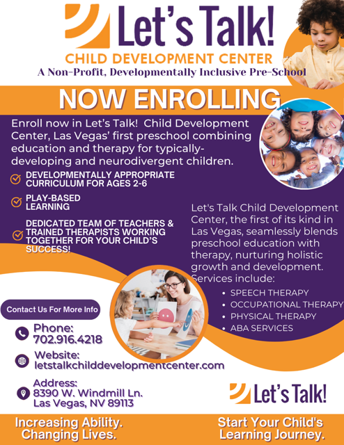 Inclusive Preschool Opening March 3!!!