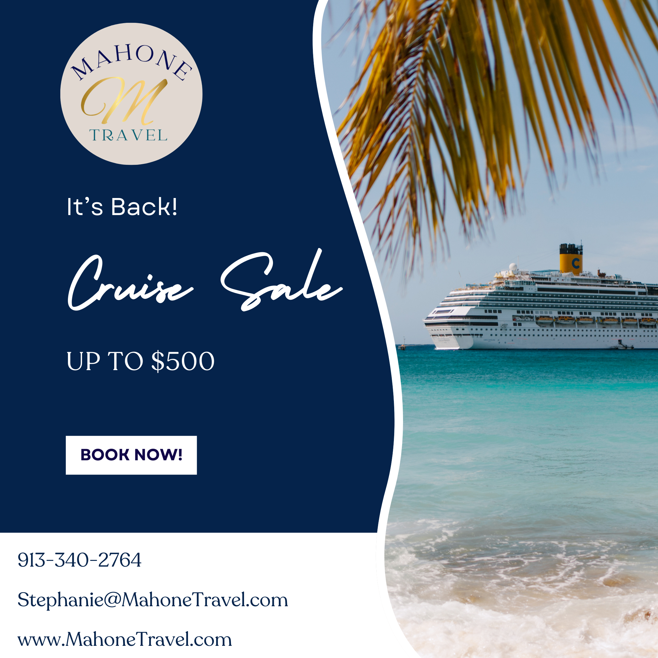 Mahone Travel's Exclusive Cruise Sale – Book Your Dream Getaway!