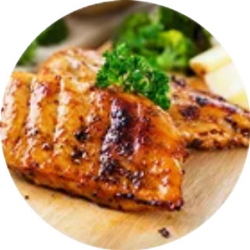 Chicken Breast Kebab Plate