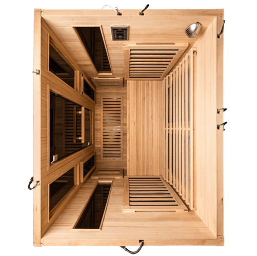 Hybrid Series – 3 Person Infrared Sauna  (Model# GHS-3X)