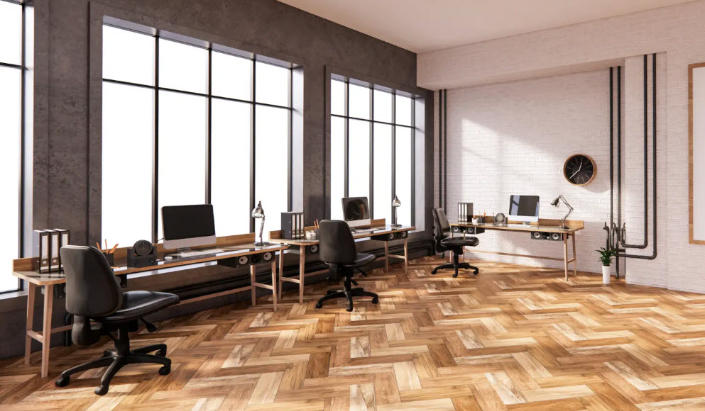 Commercial Hardwood Floor Cleaning & Polishing