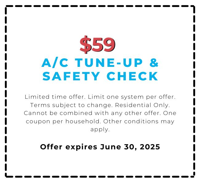 $59 A/C Tune-up & Safety Check