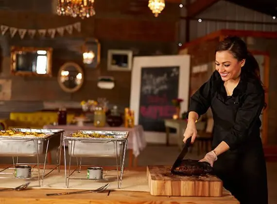 Full-Service Buffet Barbecue Catering