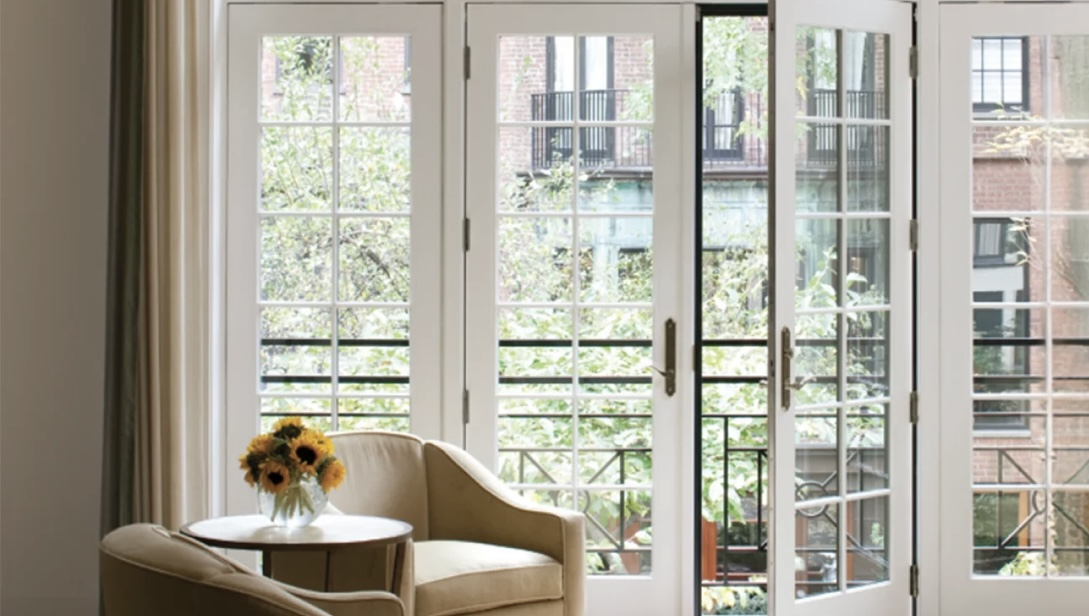 Contemporary Hinged Patio Doors