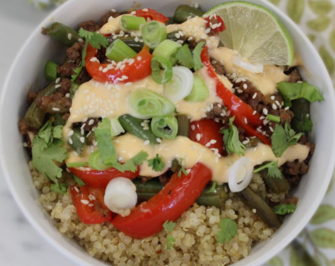 Firecracker Beef Bowl