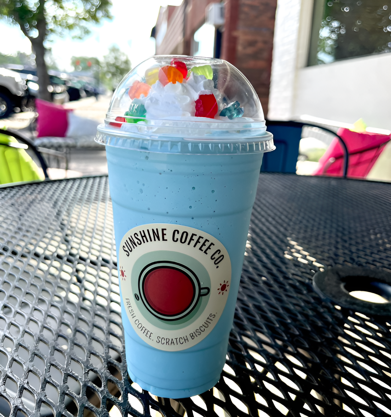 Cotton Candy Milkshakes + Gummy Bears