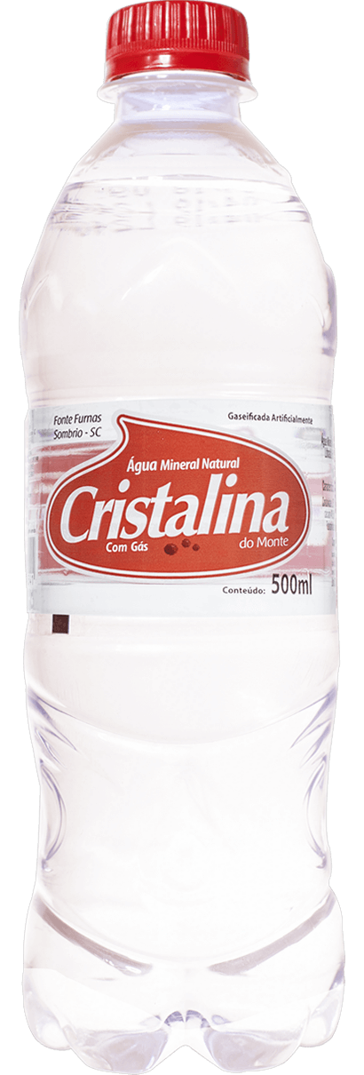 Natural Mineral Water Cristalina 500 ml With Gas