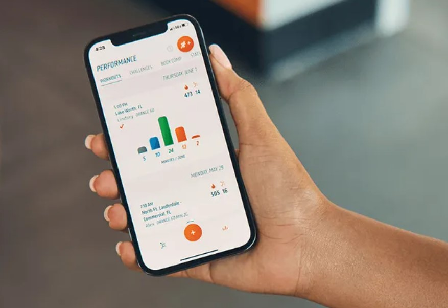 Mobile App to Book Classes and Track Performance
